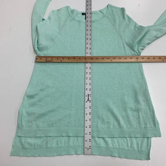 Eileen Fisher Long Sleeve Shirt Womens PL Petite Tencel Silk Blend Fine Knit Top - Picture 7 of 11